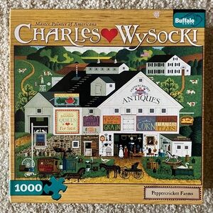 Charles Wysocki “Peppercricket Farms” 1000 piece puzzle (❗️Damaged pieces❗️)